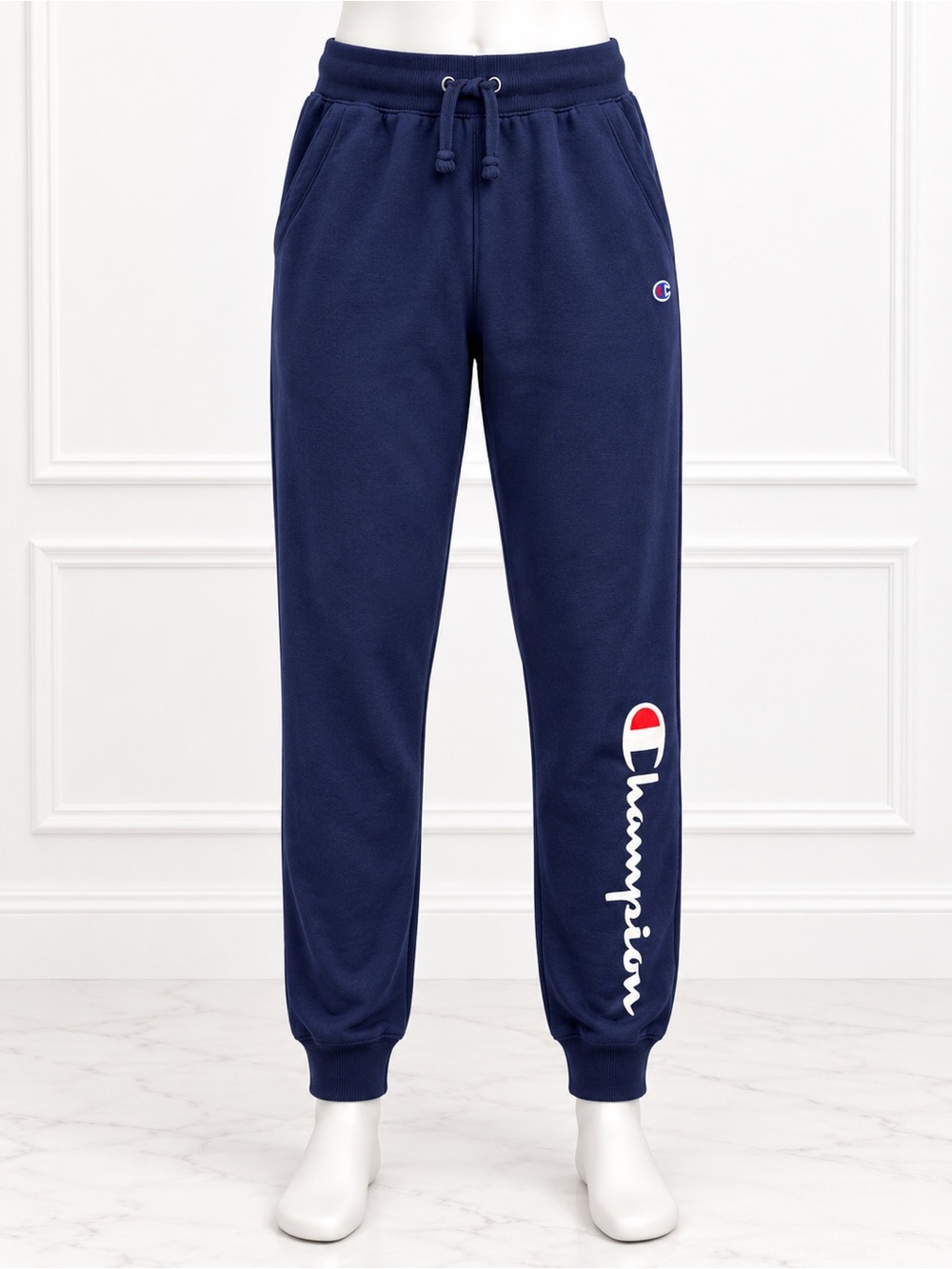 Champion Navy Blue Logo Jogger Sweatpants